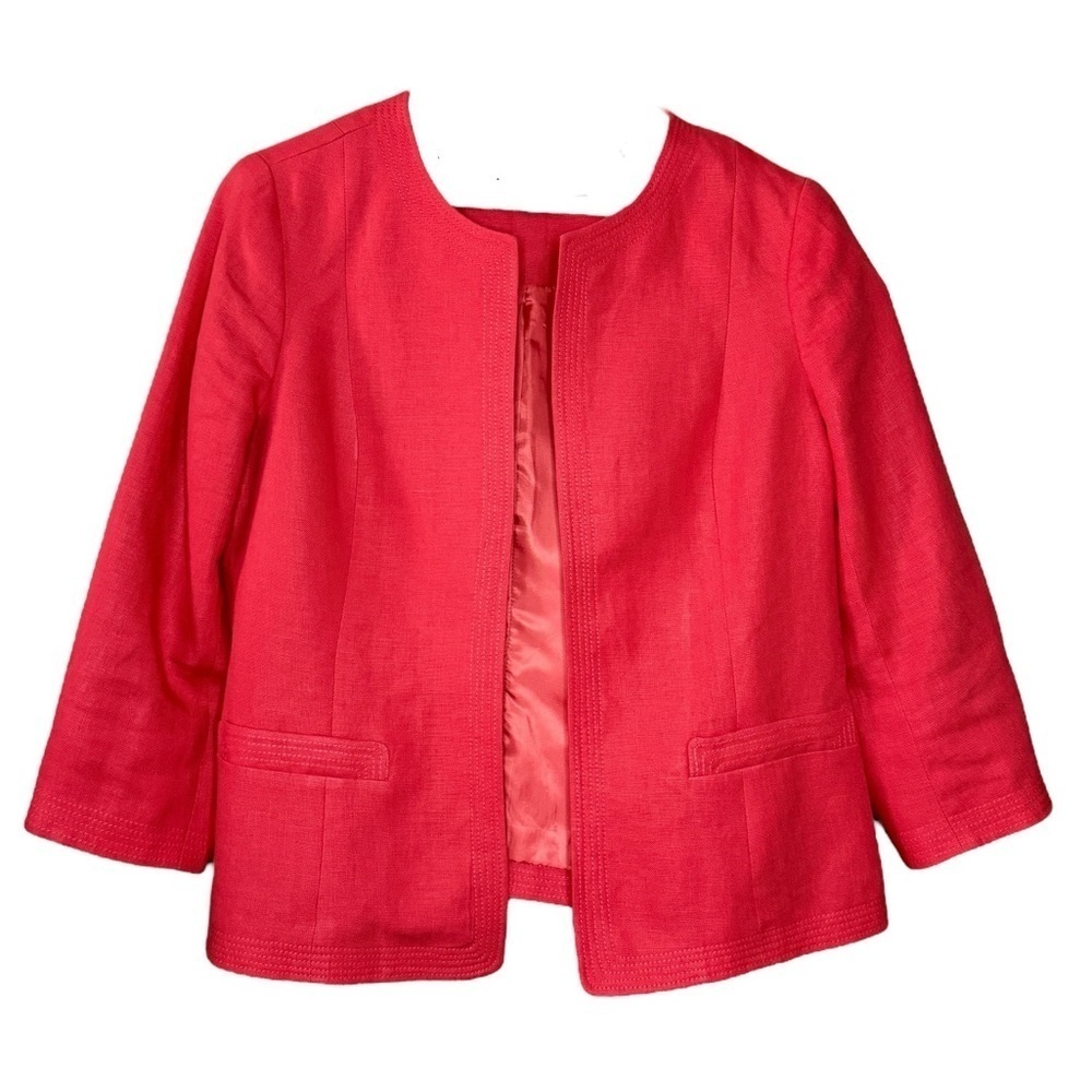 Talbots Salmon Blazer Size 6 Petite